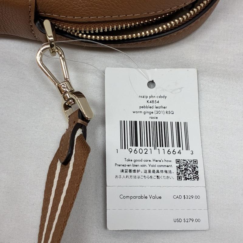 ケイトスペード Kate Spade ショルダーバッグ ショルダーバッグ ロージー ノース サウス ジップ フォン クロスボディ ショルダー バッグ レザー ポーチ 斜め掛け - ロゴ、文字 レディース USED 古着 中古 50148243