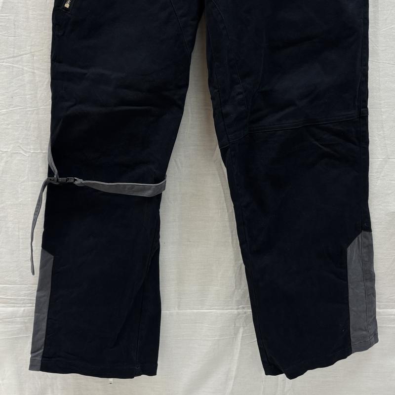 古着 USED ボトムス ボトムス TAKA ORIGINAL タカオリジナル 裾ジップ ジップデザイン パネル切替し ロゴ プリント ワーク パンツ M メンズ USED 古着 中古 50148278
