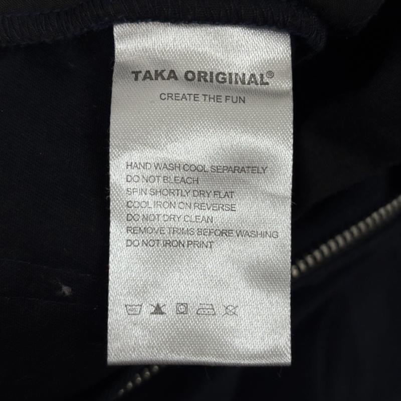 古着 USED ボトムス ボトムス TAKA ORIGINAL タカオリジナル 裾ジップ ジップデザイン パネル切替し ロゴ プリント ワーク パンツ M メンズ USED 古着 中古 50148278