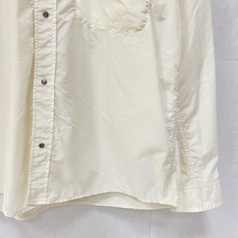 ザノースフェイス THE NORTH FACE シャツ、ブラウス 長袖 NR12552 L/S NUPTSE SHIRT アイボリー XL XL 無地 X ワンポイント アイボリー / アイボリー / メンズ USED 古着 中古 50148279