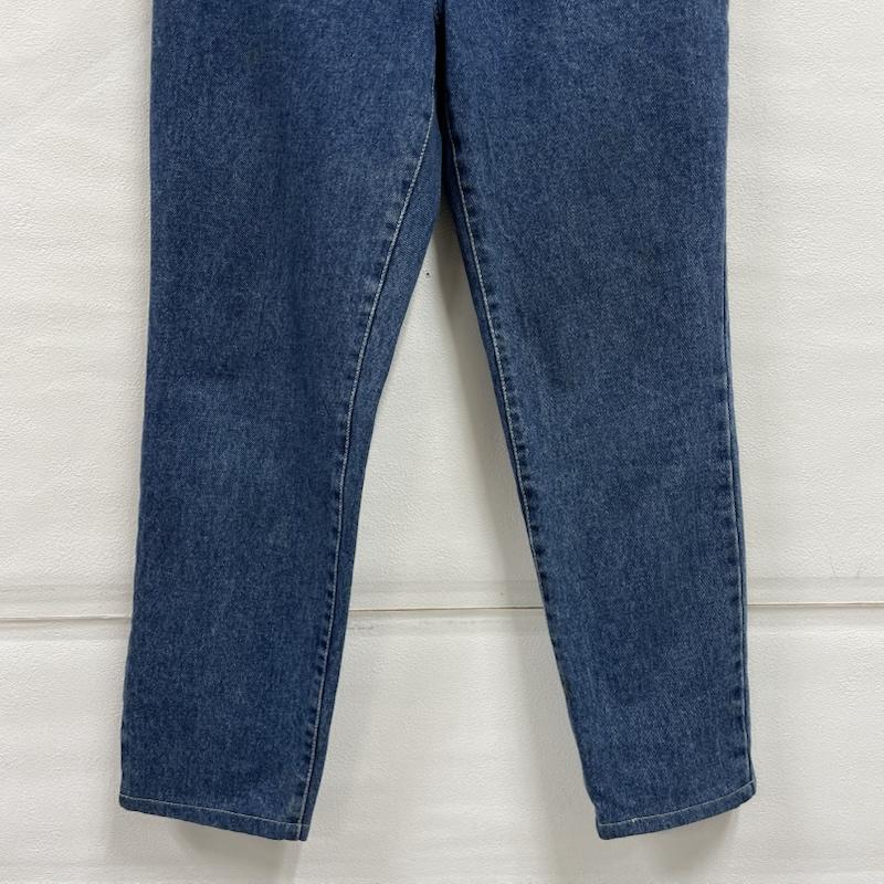 ヴェルサーチ VERSACE パンツ デニム、ジーンズ ジーンズ クチュール テーパード レザー パッチ イタリア製 28インチ レディース USED 古着 中古 50148293