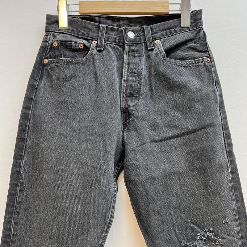 リーバイス Levi s パンツ デニム、ジーンズ 90s USA製 ボタン裏544 後染めブラック 501 デニムパンツ 29インチ 黒 / ブラック / black レディース USED 古着 中古 50148299