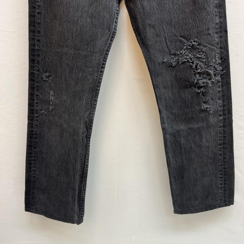 リーバイス Levi s パンツ デニム、ジーンズ 90s USA製 ボタン裏544 後染めブラック 501 デニムパンツ 29インチ 黒 / ブラック / black レディース USED 古着 中古 50148299