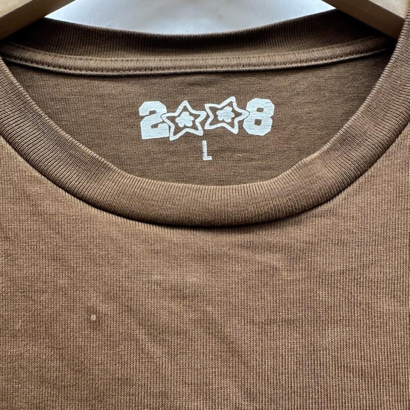 古着 USED Tシャツ 半袖 starteam fuckthisindustry レオパード プリント Tシャツ L 茶 / ブラウン / brown メンズ USED 古着 中古 50148305