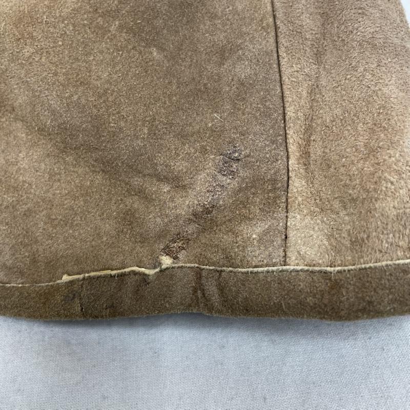 古着 USED ベスト ベスト ヴィンテージ 70s Zeiler レザー チロリアン ベスト ジレ 前開き ボタン 52 無地 ベージュ / ベージュ / beige メンズ USED 古着 中古 50148312