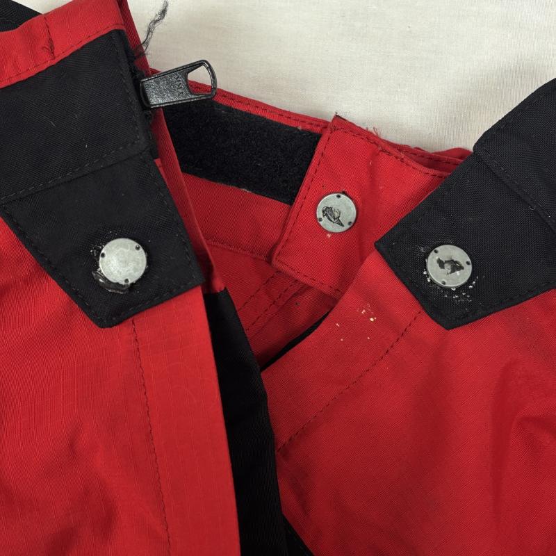 ザノースフェイス THE NORTH FACE ボトムス ボトムス NS-7502 90年代 ビンテージ Dermizax エクストリーム ライト パンツ サイドジップ リップストップ 90s S 黒 / ブラック / black X 赤 / レッド / red メンズ USED 古着 中古 50148366
