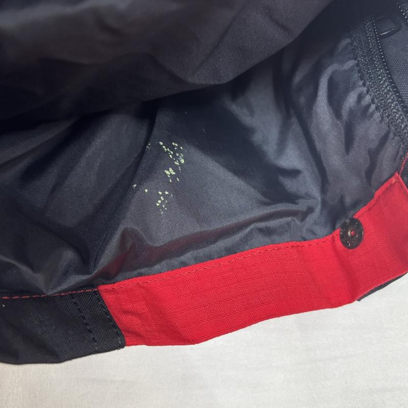 ザノースフェイス THE NORTH FACE ボトムス ボトムス NS-7502 90年代 ビンテージ Dermizax エクストリーム ライト パンツ サイドジップ リップストップ 90s S 黒 / ブラック / black X 赤 / レッド / red メンズ USED 古着 中古 50148366