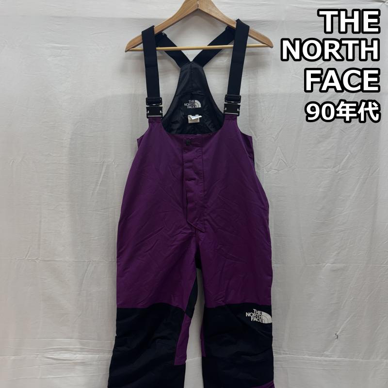 ザノースフェイス THE NORTH FACE サロペット・オーバーオール サロペット、オーバーオール NP-7182 90年代 ビンテージ 日本製 GORE-TEX ゴアテックス オーバーオール ビブ パンツ 90s S 黒 / ブラック / black X 紫 / パープル / purple メンズ USED 古着 中古 50148369