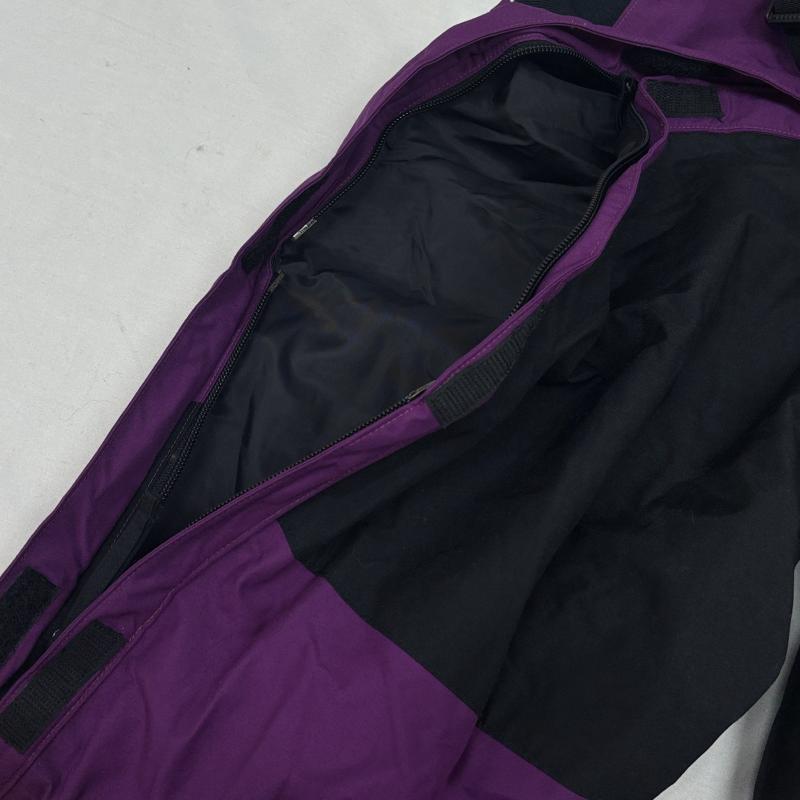 ザノースフェイス THE NORTH FACE サロペット・オーバーオール サロペット、オーバーオール NP-7182 90年代 ビンテージ 日本製 GORE-TEX ゴアテックス オーバーオール ビブ パンツ 90s S 黒 / ブラック / black X 紫 / パープル / purple メンズ USED 古着 中古 50148369