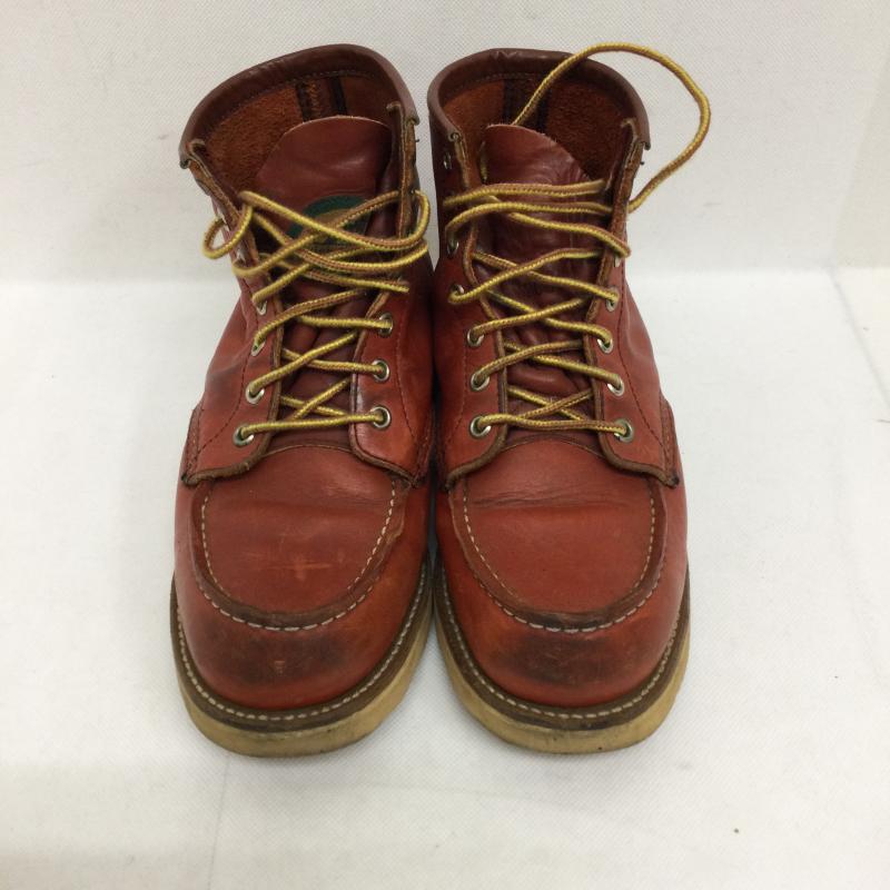 レッドウィング RED WING ブーツ ショートブーツ RED WING レッドウィング 875 半円犬タグ モックトゥ US：6 茶 / ブラウン / brown レディース USED 古着 中古 50148376