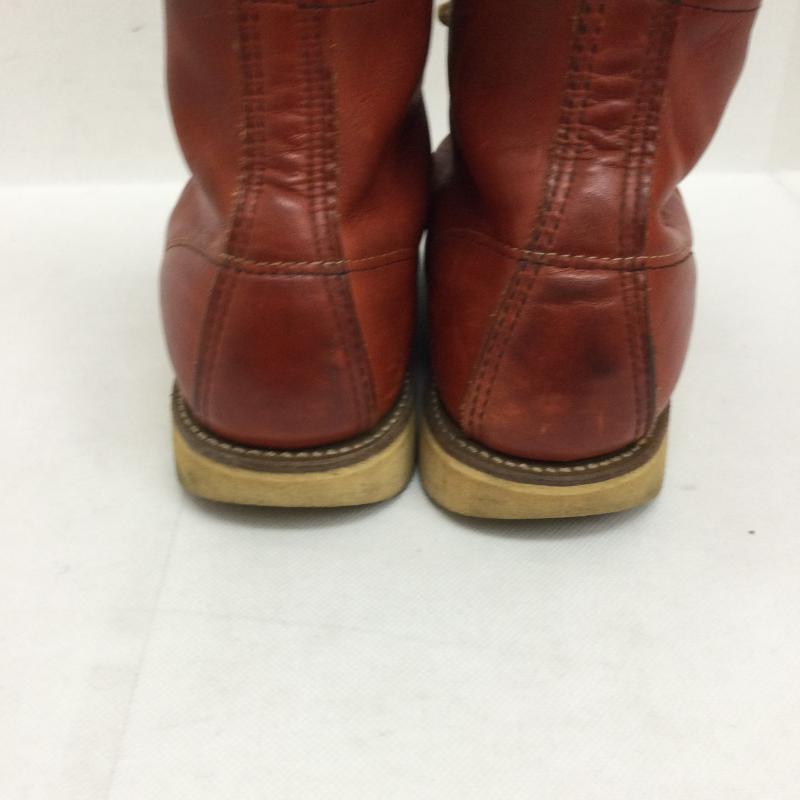 レッドウィング RED WING ブーツ ショートブーツ RED WING レッドウィング 875 半円犬タグ モックトゥ US：6 茶 / ブラウン / brown レディース USED 古着 中古 50148376