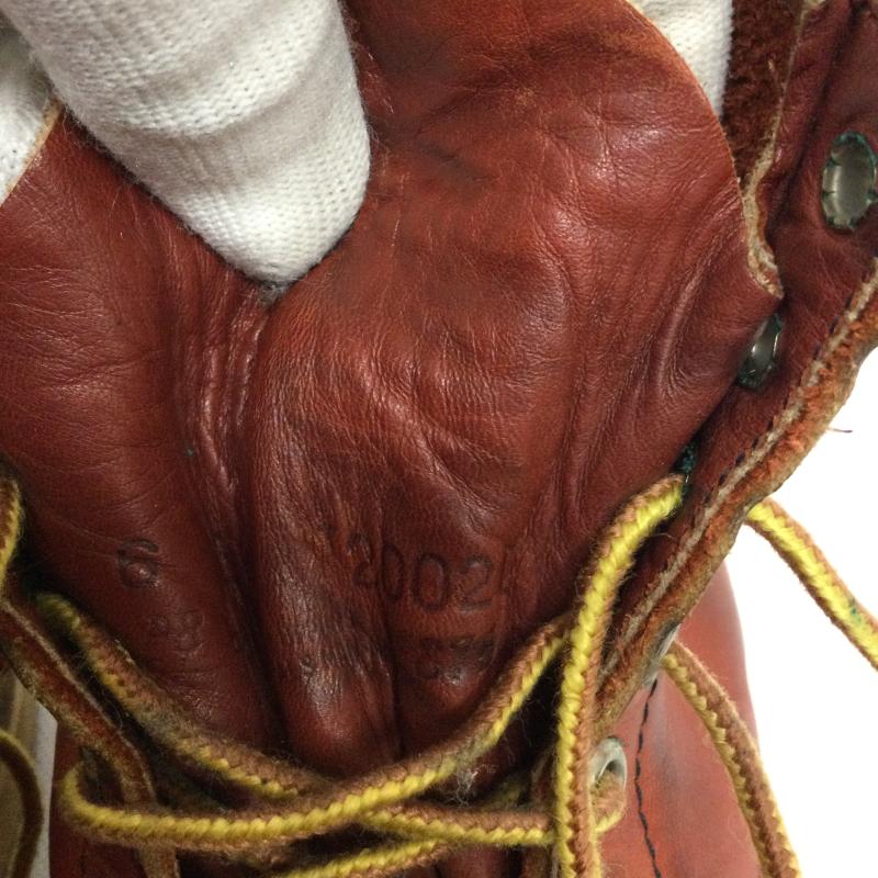 レッドウィング RED WING ブーツ ショートブーツ RED WING レッドウィング 875 半円犬タグ モックトゥ US：6 茶 / ブラウン / brown レディース USED 古着 中古 50148376
