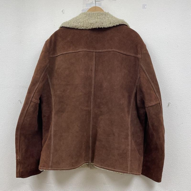 ジェイシーペニー J.C.PENNY ジャケット、上着 レザージャケット 70s ヴィンテージ TOWNCRAFT スウェード レザー 本革 裏地 ボア ジャケット 44 無地 茶 / ブラウン / brown メンズ USED 古着 中古 50148391