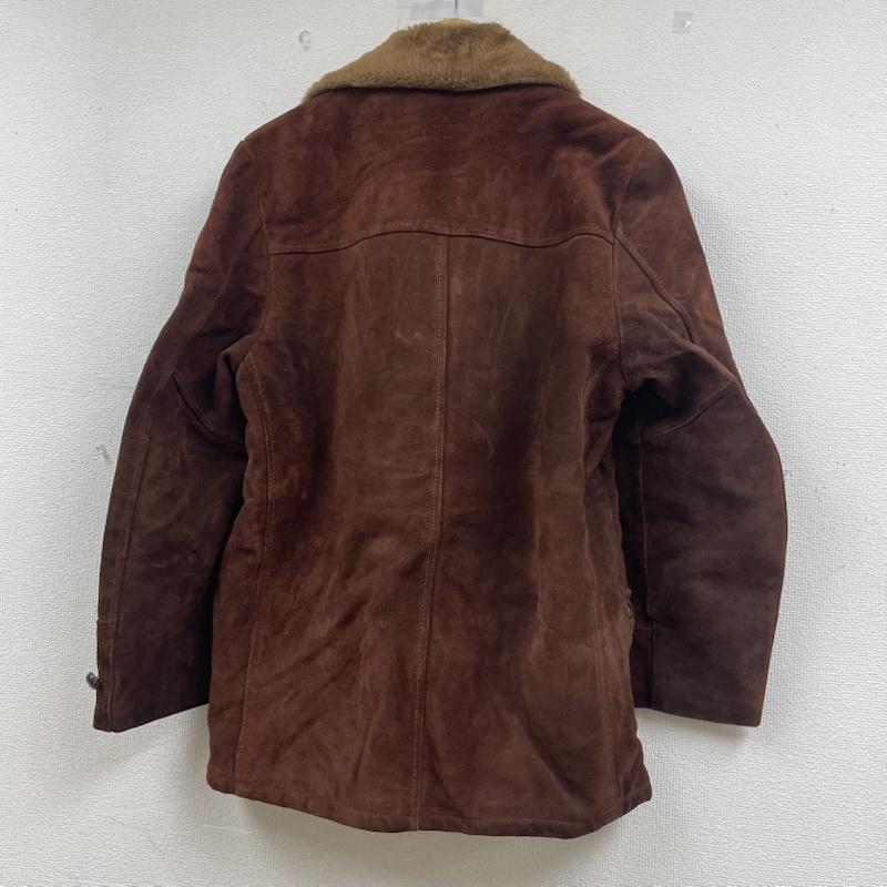 シアーズ SEARS ジャケット、上着 ジャンパー、ブルゾン 70s the Leather Shop スエード ランチ コート ジャケット 本革 レザー 38 無地 茶 / ブラウン / brown メンズ USED 古着 中古 50148402