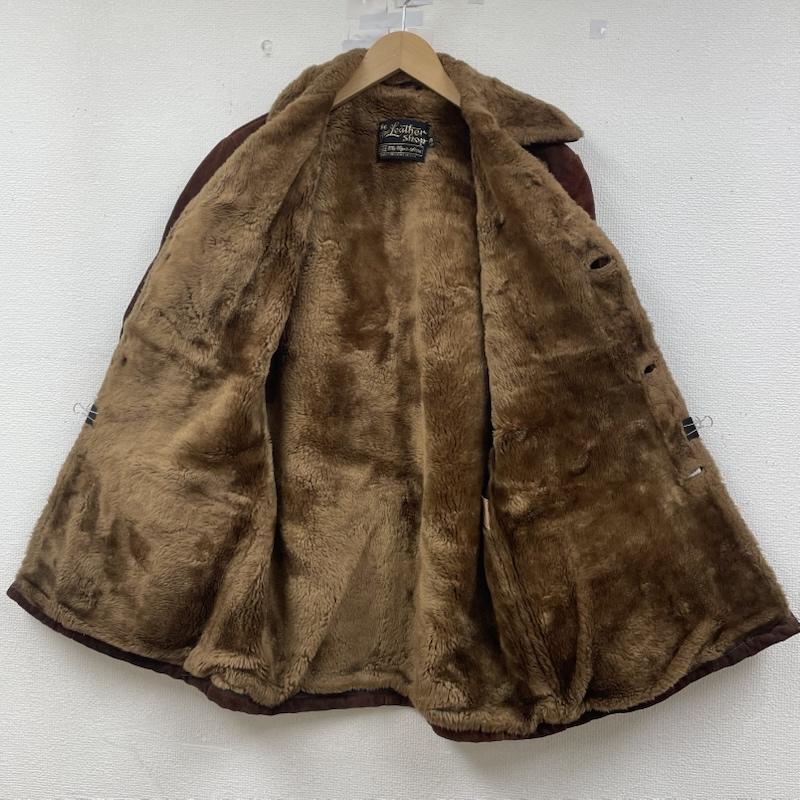 シアーズ SEARS ジャケット、上着 ジャンパー、ブルゾン 70s the Leather Shop スエード ランチ コート ジャケット 本革 レザー 38 無地 茶 / ブラウン / brown メンズ USED 古着 中古 50148402