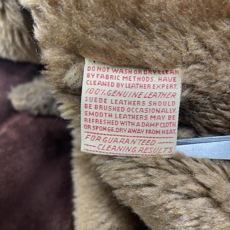 シアーズ SEARS ジャケット、上着 ジャンパー、ブルゾン 70s the Leather Shop スエード ランチ コート ジャケット 本革 レザー 38 無地 茶 / ブラウン / brown メンズ USED 古着 中古 50148402