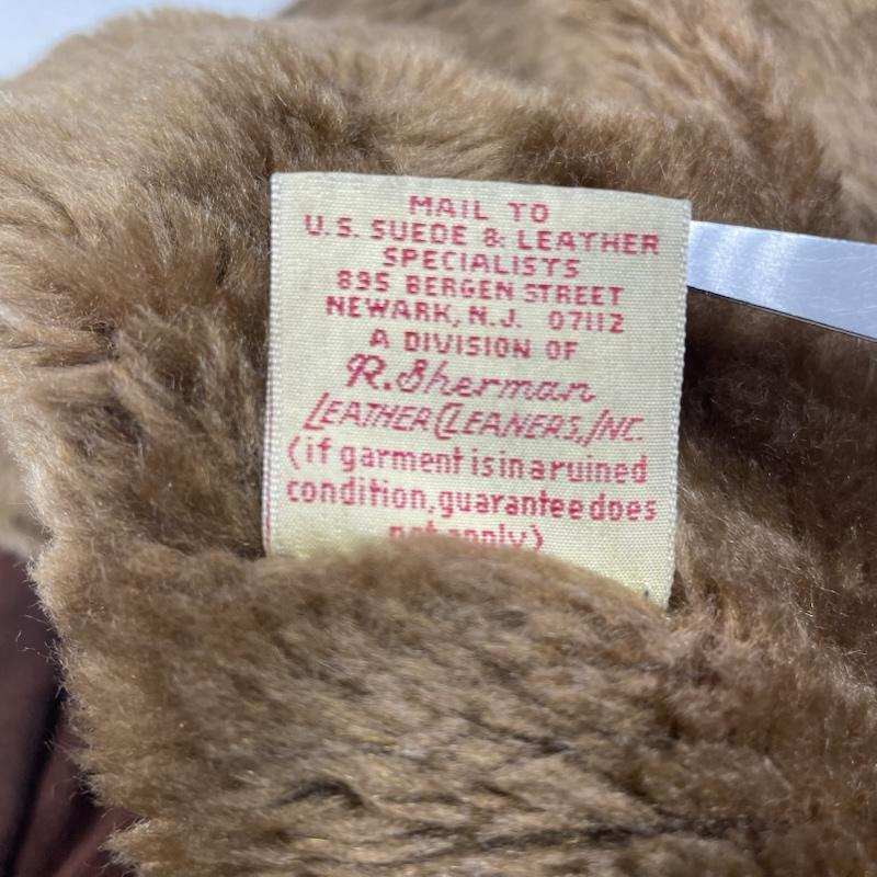 シアーズ SEARS ジャケット、上着 ジャンパー、ブルゾン 70s the Leather Shop スエード ランチ コート ジャケット 本革 レザー 38 無地 茶 / ブラウン / brown メンズ USED 古着 中古 50148402