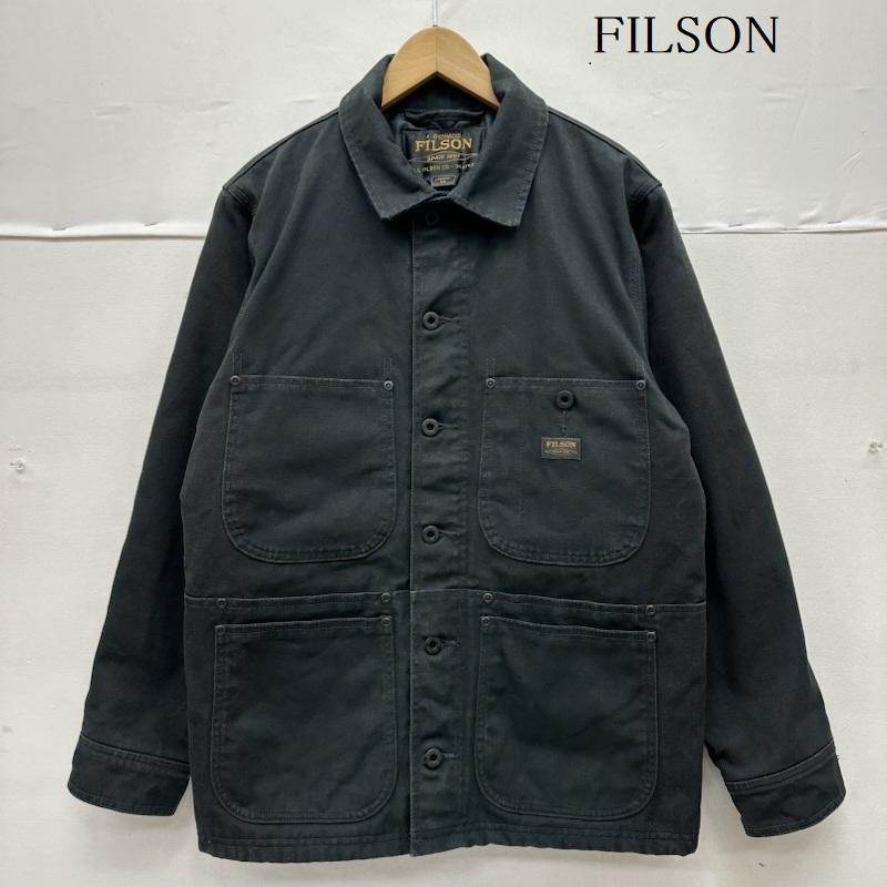 フィルソン FILSON ジャケット、上着 ジャンパー、ブルゾン Worksmith Insulated Jacket カバーオール ワーク ジャケット 20285032 XS 黒 / ブラック / black メンズ USED 古着 中古 50148427