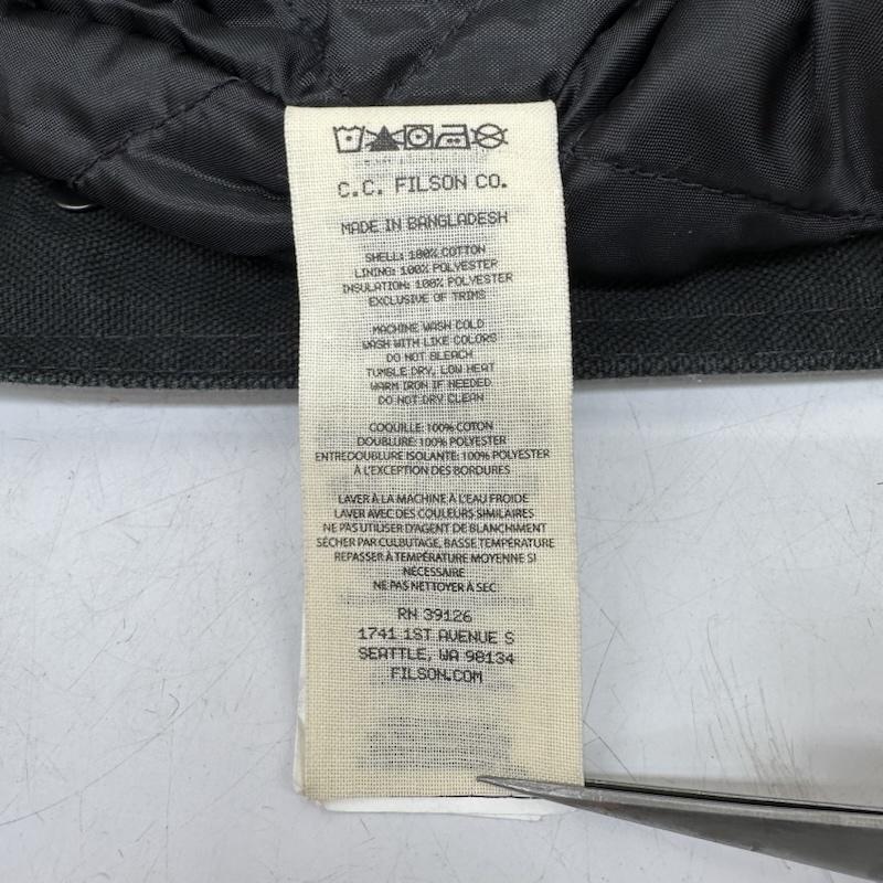 フィルソン FILSON ジャケット、上着 ジャンパー、ブルゾン Worksmith Insulated Jacket カバーオール ワーク ジャケット 20285032 XS 黒 / ブラック / black メンズ USED 古着 中古 50148427
