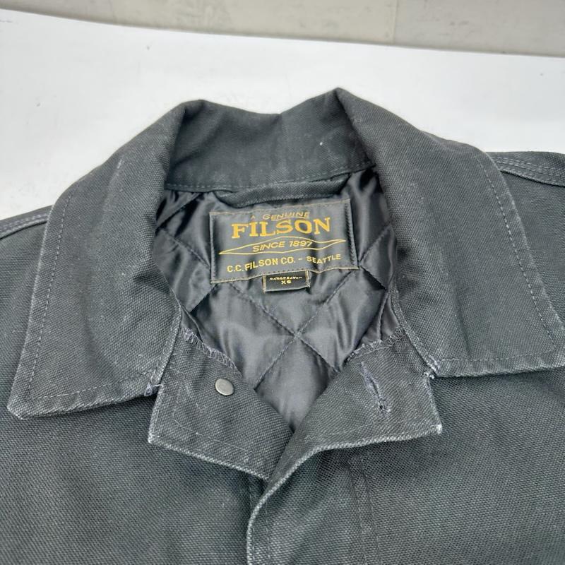 フィルソン FILSON ジャケット、上着 ジャンパー、ブルゾン Worksmith Insulated Jacket カバーオール ワーク ジャケット 20285032 XS 黒 / ブラック / black メンズ USED 古着 中古 50148427