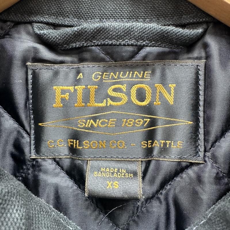 フィルソン FILSON ジャケット、上着 ジャンパー、ブルゾン Worksmith Insulated Jacket カバーオール ワーク ジャケット 20285032 XS 黒 / ブラック / black メンズ USED 古着 中古 50148427