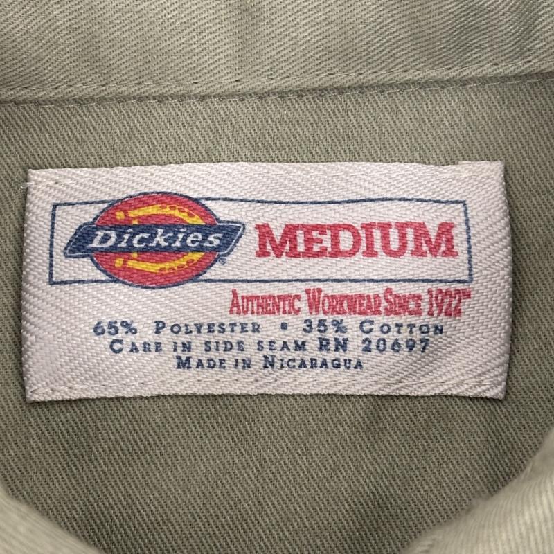 ディッキーズ Dickies シャツ、ブラウス 長袖 ワークシャツ 90ｓ M カーキ / カーキ / khaki メンズ USED 古着 中古 50148470