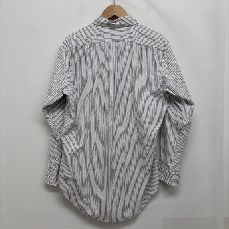 ポロバイラルフローレン Polo by RALPH LAUREN シャツ、ブラウス 長袖 ストライプシャツ M 白 / ホワイト / white X 紫 / パープル / purple メンズ USED 古着 中古 50148490