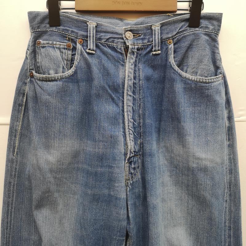 リーバイス Levi s パンツ デニム、ジーンズ 40s 50s 701 モンロー デニム 47 モデル 片面 BIG E CONMAR 片爪 ピンロック 隠しリベット インディゴ / インディゴ / Indigo メンズ USED 古着 中古 50148514