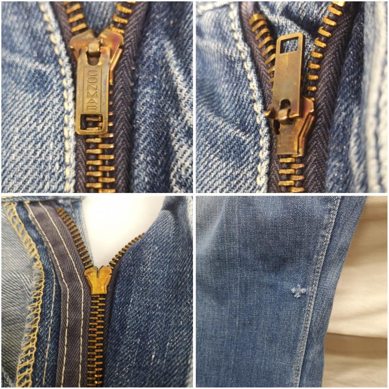 リーバイス Levi s パンツ デニム、ジーンズ 40s 50s 701 モンロー デニム 47 モデル 片面 BIG E CONMAR 片爪 ピンロック 隠しリベット インディゴ / インディゴ / Indigo メンズ USED 古着 中古 50148514