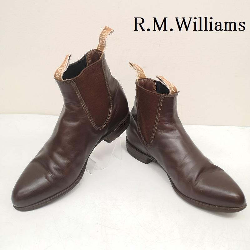 古着 USED ブーツ 一般 R.M.Williams ビンテージ サイドゴア レザー ブーツ 24.0cm 茶 / ブラウン / brown レディース USED 古着 中古 50148520
