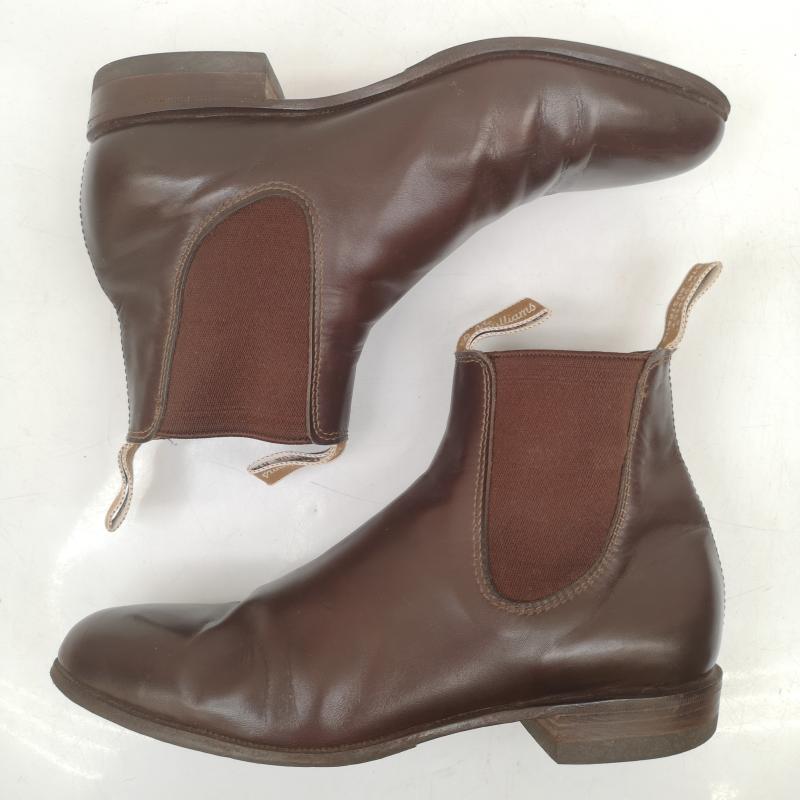 古着 USED ブーツ 一般 R.M.Williams ビンテージ サイドゴア レザー ブーツ 24.0cm 茶 / ブラウン / brown レディース USED 古着 中古 50148520