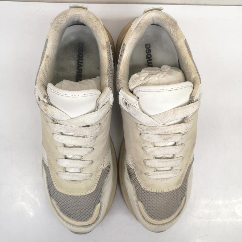 ディースクエアード DSQUARED2 スニーカー スニーカー スニーカー RUNNING サイド ロゴ 41 26.0cm 白 / ホワイト / white メンズ USED 古着 中古 50148526