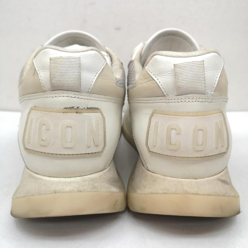 ディースクエアード DSQUARED2 スニーカー スニーカー スニーカー RUNNING サイド ロゴ 41 26.0cm 白 / ホワイト / white メンズ USED 古着 中古 50148526