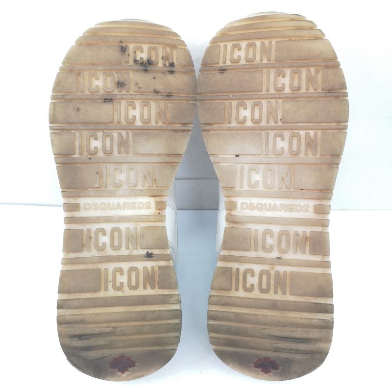 ディースクエアード DSQUARED2 スニーカー スニーカー スニーカー RUNNING サイド ロゴ 41 26.0cm 白 / ホワイト / white メンズ USED 古着 中古 50148526