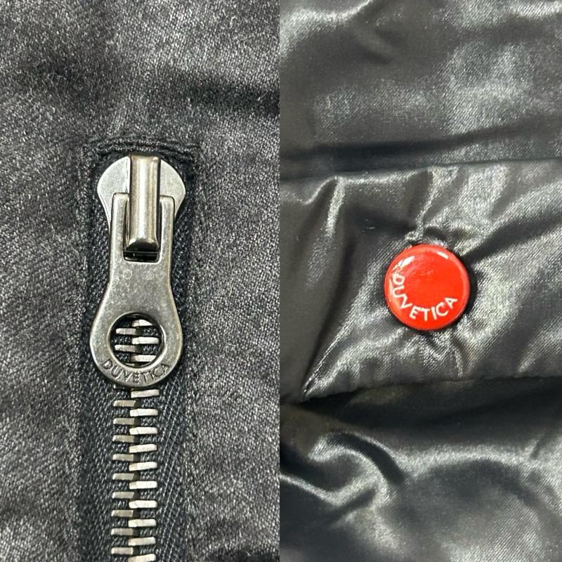 デュベティカ DUVETICA ジャケット、上着 ダウンジャケット フルジップフード Aライン ブラック サイズ38 38 無地 黒 / ブラック / black レディース USED 古着 中古 50148548