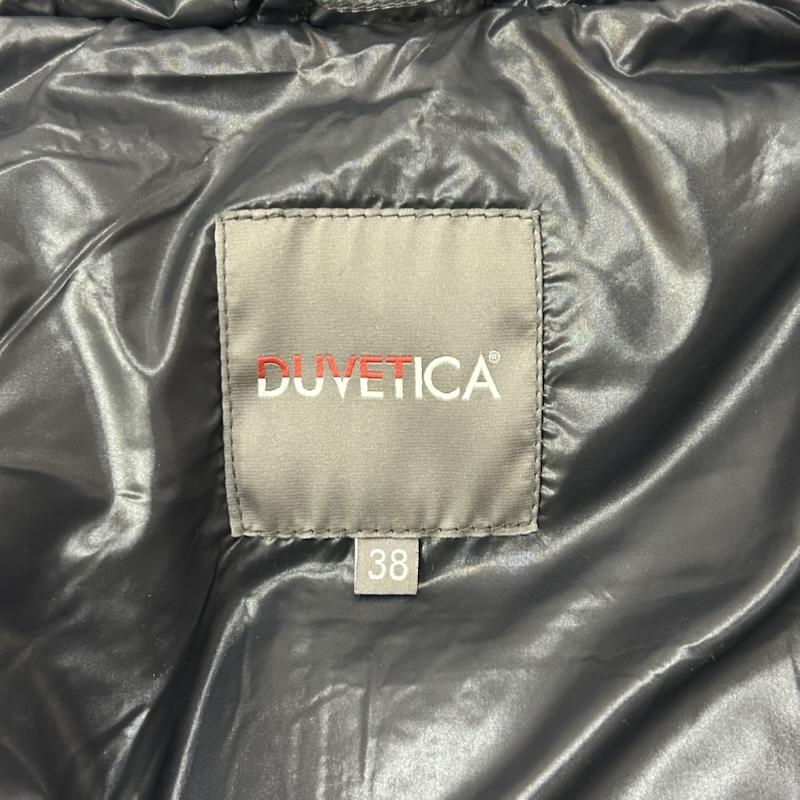 デュベティカ DUVETICA ジャケット、上着 ダウンジャケット フルジップフード Aライン ブラック サイズ38 38 無地 黒 / ブラック / black レディース USED 古着 中古 50148548