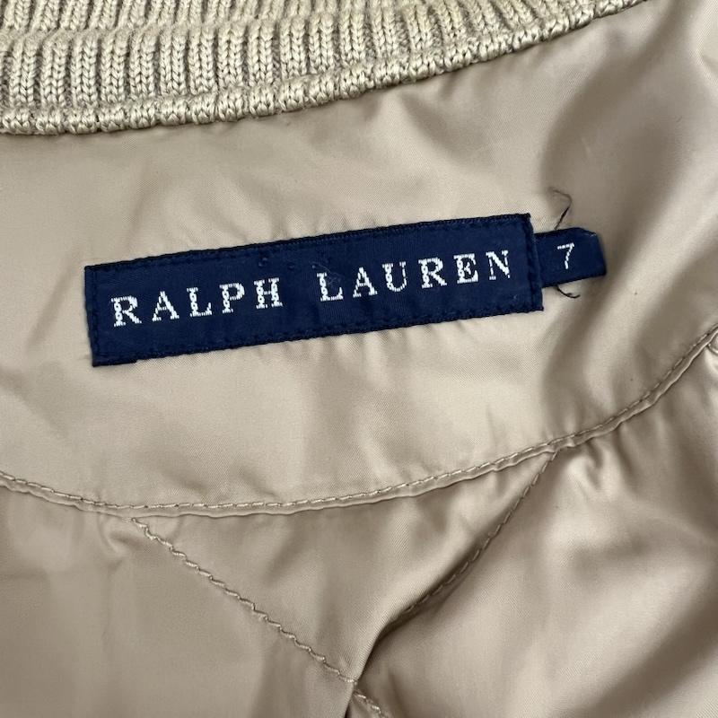 ラルフローレン RALPHLAUREN ジャケット、上着 ダウンジャケット ミリタリー型 キルティング ダウンジャケット 7 ベージュ / ベージュ / beige レディース USED 古着 中古 50148559
