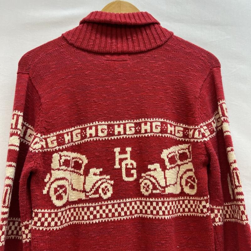 ヒステリックグラマー HYSTERIC GLAMOUR カーディガン 長袖 00s コットン ニット カーディガン y2k S 赤 / レッド / red レディース USED 古着 中古 50148560