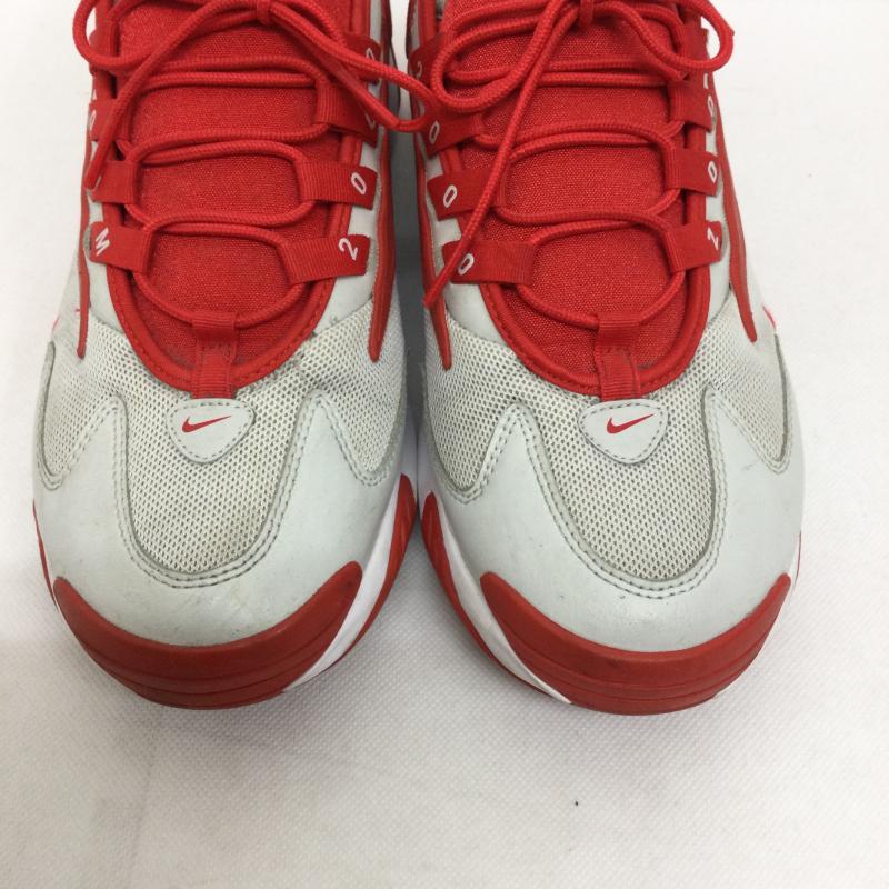 ナイキ NIKE スニーカー スニーカー NIKE ナイキ ZOOM 2K ズーム 2K AO0269-012 27.5cm 白 / ホワイト / white X 赤 / レッド / red メンズ USED 古着 中古 50148583