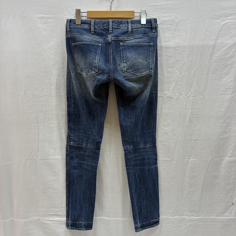 ジースターロゥ G-STAR RAW パンツ デニム、ジーンズ 5620 Custom Mid Skinny Wmn 立体裁断 バイカー ストレッチ スリム スキニー デニムパンツ 26インチ ダメージ加工 インディゴ / インディゴ / Indigo レディース USED 古着 中古 50148617