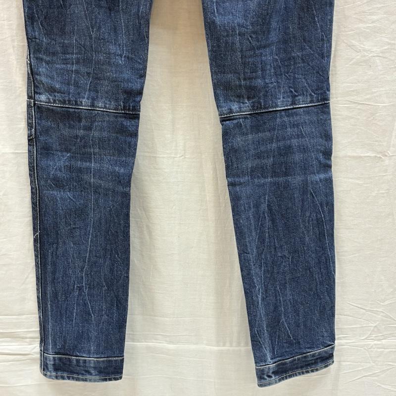 ジースターロゥ G-STAR RAW パンツ デニム、ジーンズ 5620 Custom Mid Skinny Wmn 立体裁断 バイカー ストレッチ スリム スキニー デニムパンツ 26インチ ダメージ加工 インディゴ / インディゴ / Indigo レディース USED 古着 中古 50148617