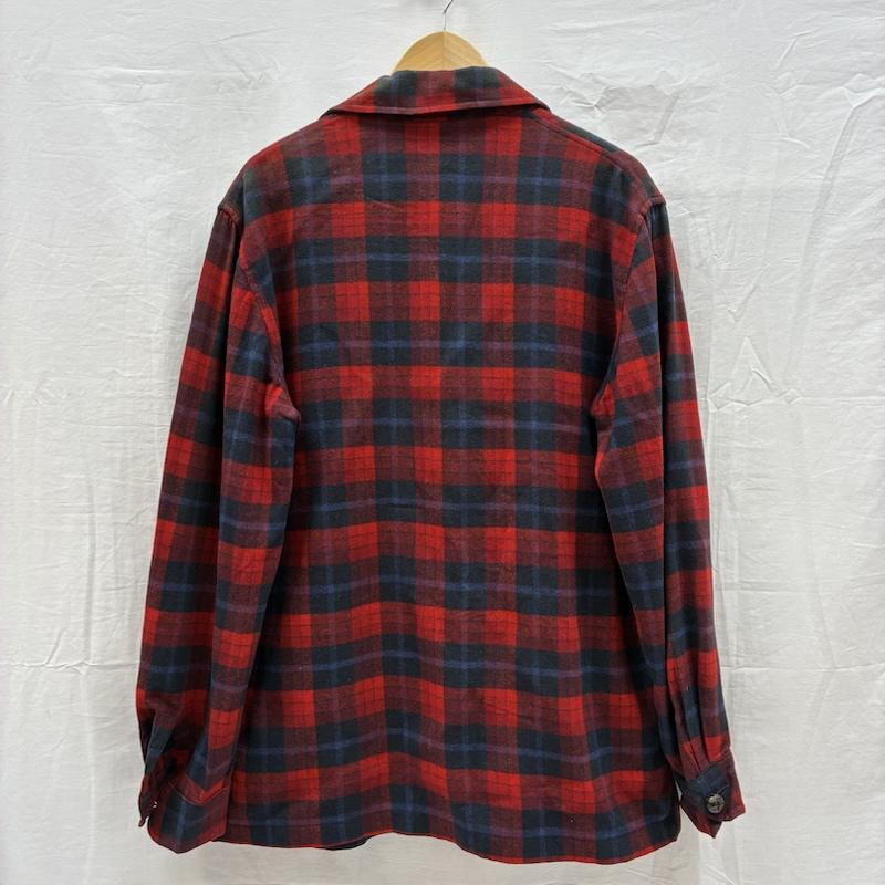 ペンドルトン PENDLETON ジャケット、上着 ジャケット、ブレザー 70s USA製 ウール チェック 3釦 テーラードジャケット くるみボタン ヴィンテージ M チェック メンズ USED 古着 中古 50148630