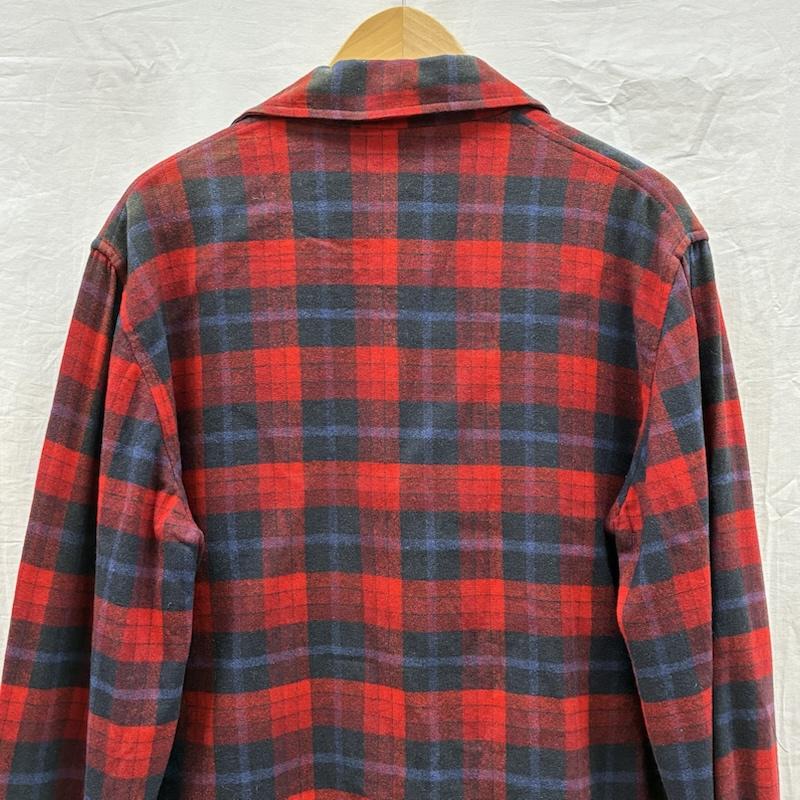 ペンドルトン PENDLETON ジャケット、上着 ジャケット、ブレザー 70s USA製 ウール チェック 3釦 テーラードジャケット くるみボタン ヴィンテージ M チェック メンズ USED 古着 中古 50148630