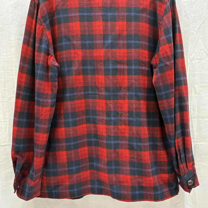 ペンドルトン PENDLETON ジャケット、上着 ジャケット、ブレザー 70s USA製 ウール チェック 3釦 テーラードジャケット くるみボタン ヴィンテージ M チェック メンズ USED 古着 中古 50148630