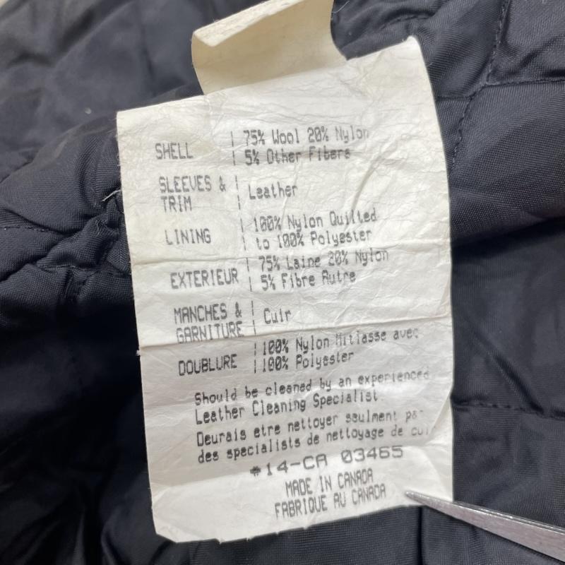古着 USED ジャケット、上着 ジャンパー、ブルゾン mark s work wearhouse 袖 レザー スタジャン ラインリブ スナップボタン バーシティ L 無地 黒 / ブラック / black X 赤 / レッド / red メンズ USED 古着 中古 50148641