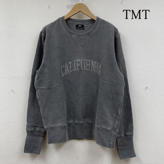 ティーエムティー TMT トレーナー 長袖 長袖 スウェット クルーネック トレーナー VINTAGE FRENCH TERRY PULLOVER ロゴ 刺繍 tsw-s19sp03 L ロゴ、文字 X 刺繍 灰 / グレー / gray メンズ USED 古着 中古 50148642