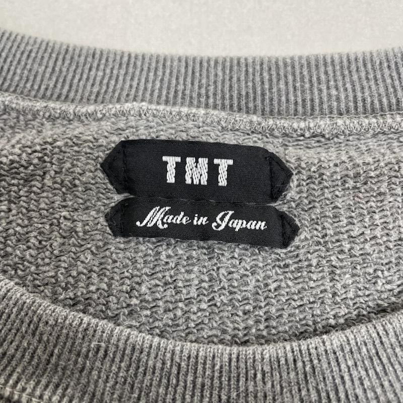 ティーエムティー TMT トレーナー 長袖 長袖 スウェット クルーネック トレーナー VINTAGE FRENCH TERRY PULLOVER ロゴ 刺繍 tsw-s19sp03 L ロゴ、文字 X 刺繍 灰 / グレー / gray メンズ USED 古着 中古 50148642