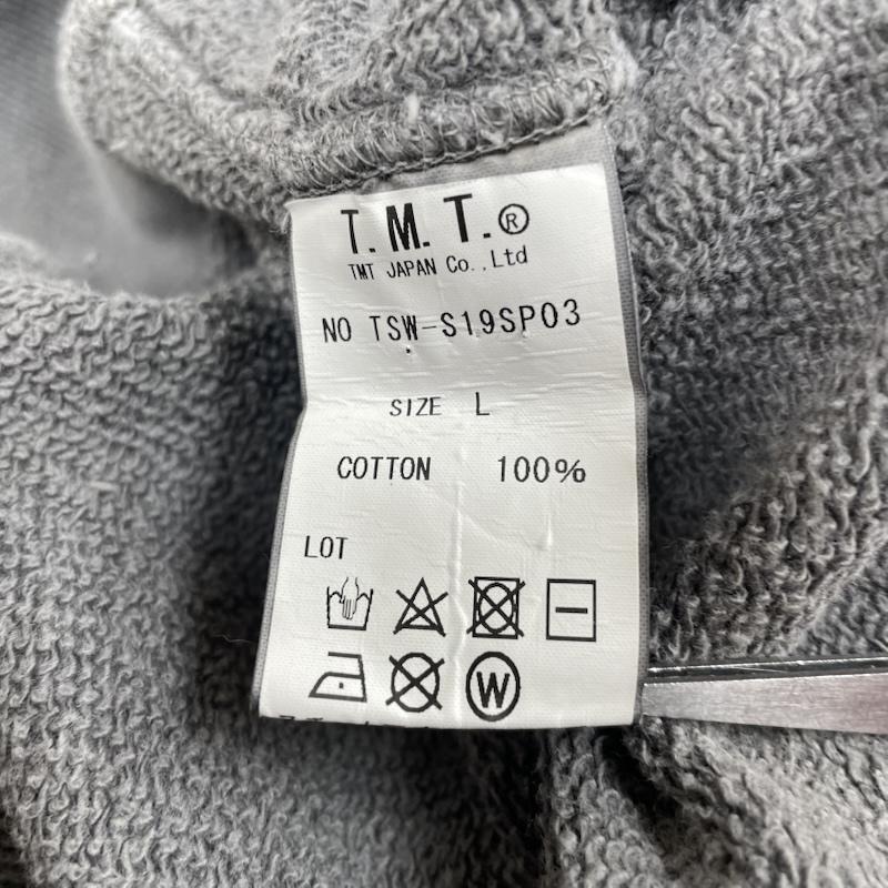 ティーエムティー TMT トレーナー 長袖 長袖 スウェット クルーネック トレーナー VINTAGE FRENCH TERRY PULLOVER ロゴ 刺繍 tsw-s19sp03 L ロゴ、文字 X 刺繍 灰 / グレー / gray メンズ USED 古着 中古 50148642