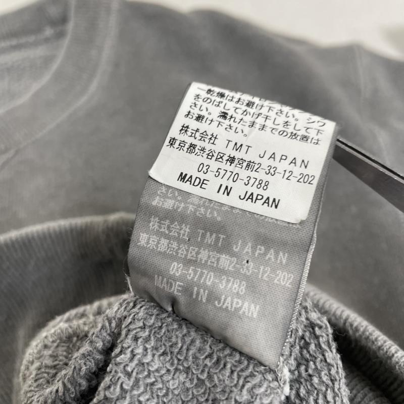 ティーエムティー TMT トレーナー 長袖 長袖 スウェット クルーネック トレーナー VINTAGE FRENCH TERRY PULLOVER ロゴ 刺繍 tsw-s19sp03 L ロゴ、文字 X 刺繍 灰 / グレー / gray メンズ USED 古着 中古 50148642