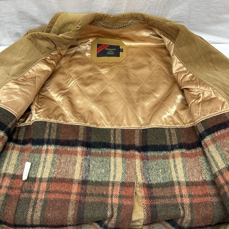 シアーズ SEARS コート コート一般 70年代 ビンテージ 袖くるみボタン コーデュロイ カーコート ビッグサイズ 70s 44 メンズ USED 古着 中古 50148654